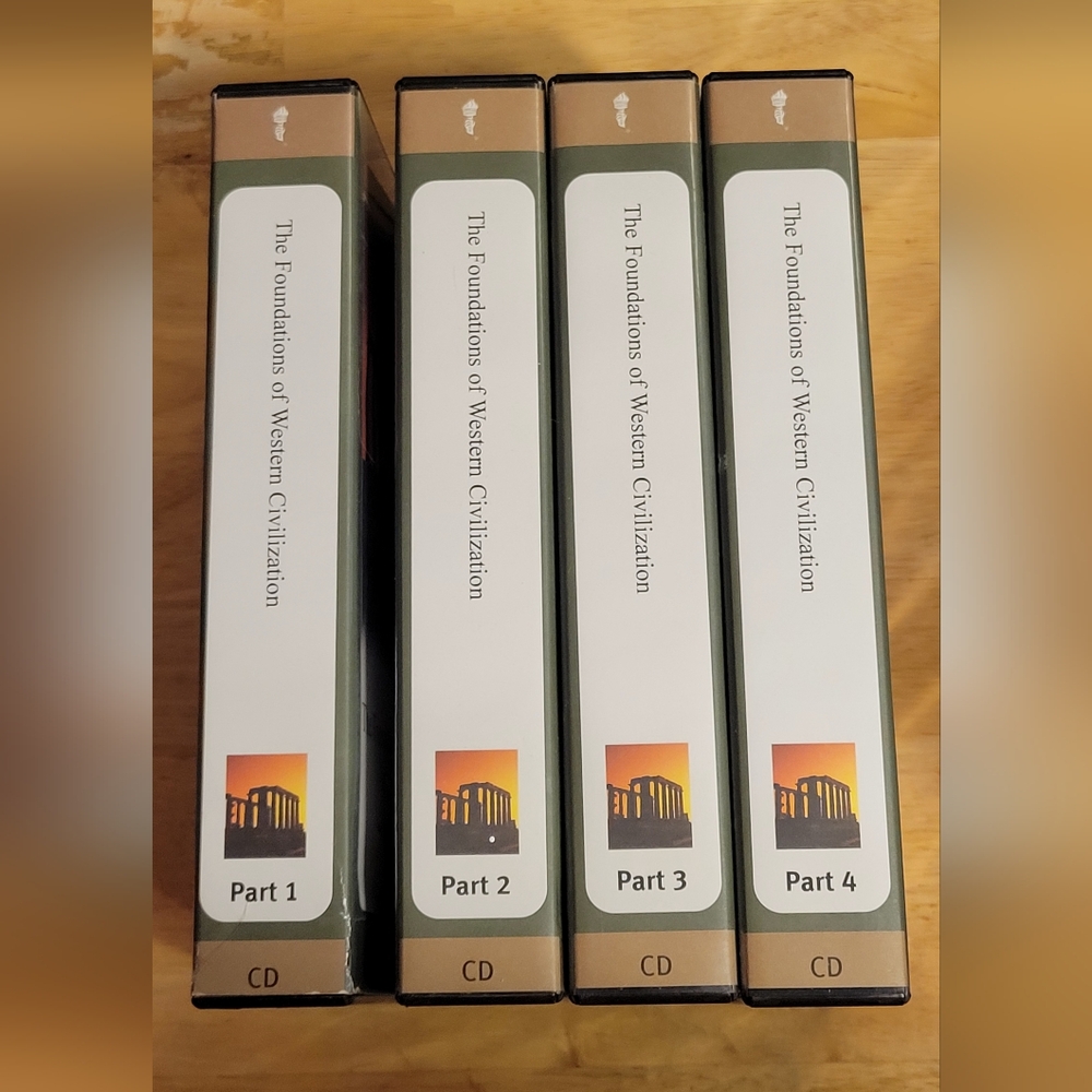Set of The Foundations of Western Civilization Parts 1-4 CDs The Great Courses